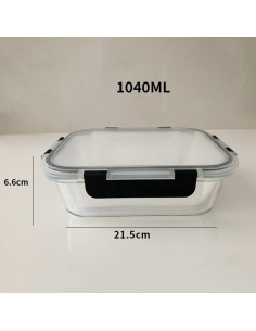 Ceruzo Meal Prep Bakjes - 5 stuks Vershoudbakjes - Glas 2