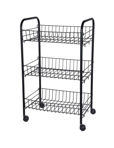 Ceruzo Keukentrolley - 3 Draadmanden - op...