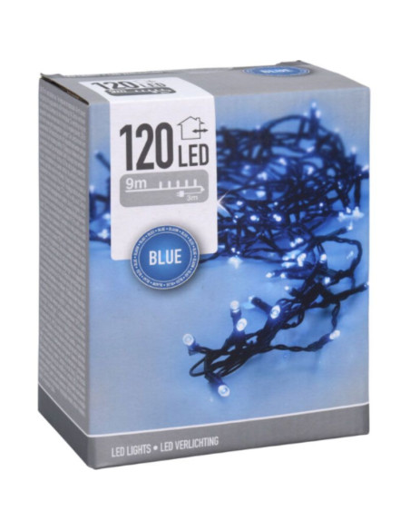 LED verlichting - 120 LED - 9 meter - blauw