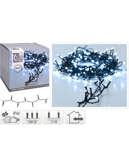 LED-verlichting 720 LED - 54 meter wit