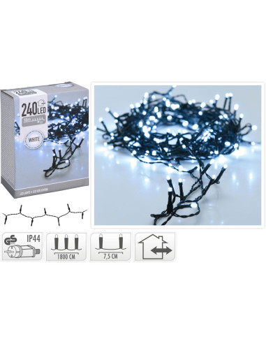 LED verlichting 240 LED - 18 meter wit