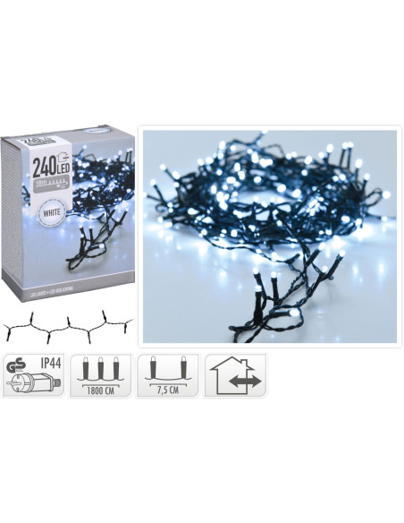 LED verlichting 240 LED - 18 meter wit