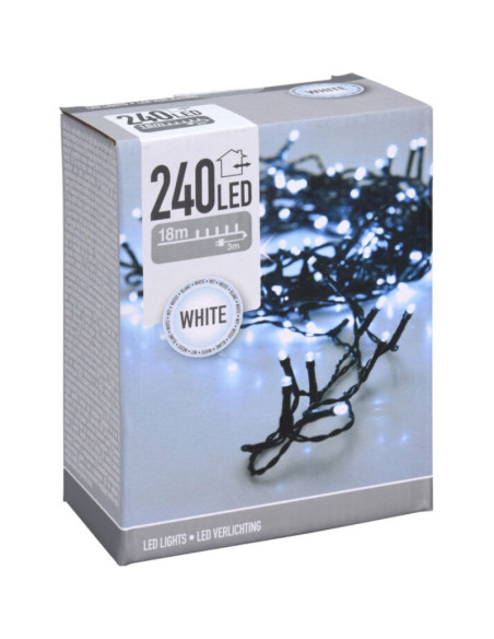 LED verlichting 240 LED - 18 meter wit