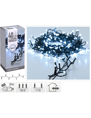 LED verlichting 40 LED - 3 meter wit