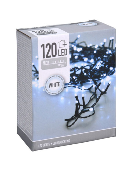LED verlichting 120 LED - 9 meter wit
