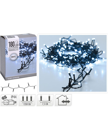 LED-verlichting 180 LED - 13.5 meter wit