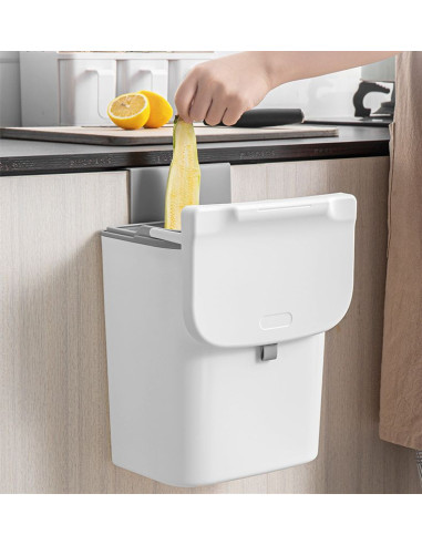 Ceruzo Afvalbakje - met Schuifdeksel - 9 Liter-...