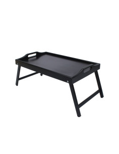 Ceruzo Ontbijt Dienblad - Zwart - 50x30 cm  - inklapbaar