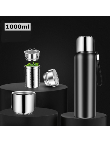 Ceruzo Slimme Thermosfles met LCD Temperatuur...