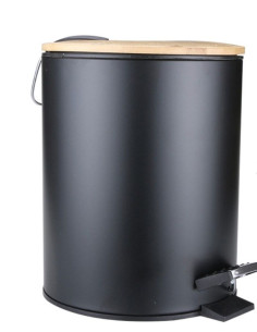 Ceruzo Prullenbak - 5 Liter - Zwart