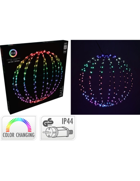 Lichtbol - Kerstverlichting - 50 cm - RGB Licht - 224 LED - Colour Changing