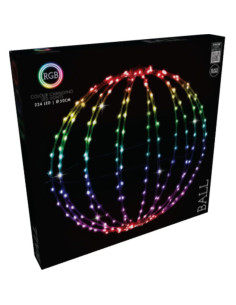 Lichtbol - Kerstverlichting - 50 cm - RGB Licht - 224 LED... 2
