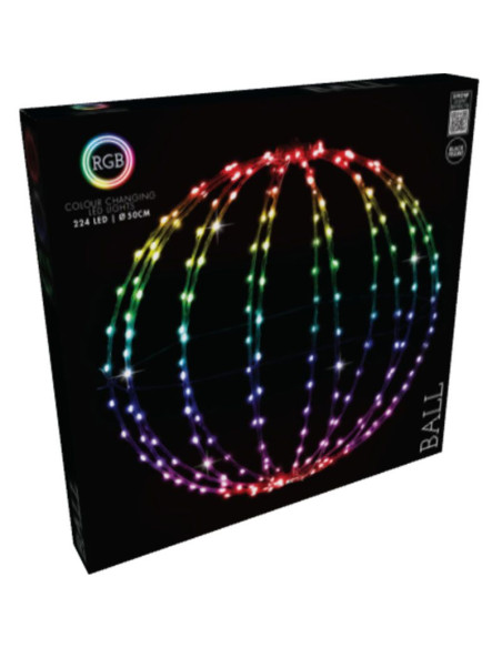 Lichtbol - Kerstverlichting - 50 cm - RGB Licht - 224 LED - Colour Changing