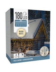 IJspegel verlichting - 6 meter - 180 LED - Timer -... 2