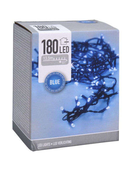 LED verlichting - 180 LED - 13.5 meter - blauw