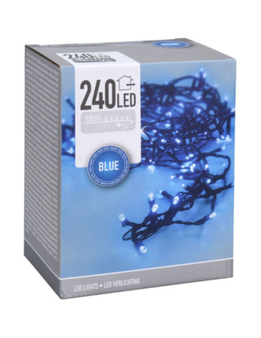 LED verlichting - 240 LED - 18 meter - blauw
