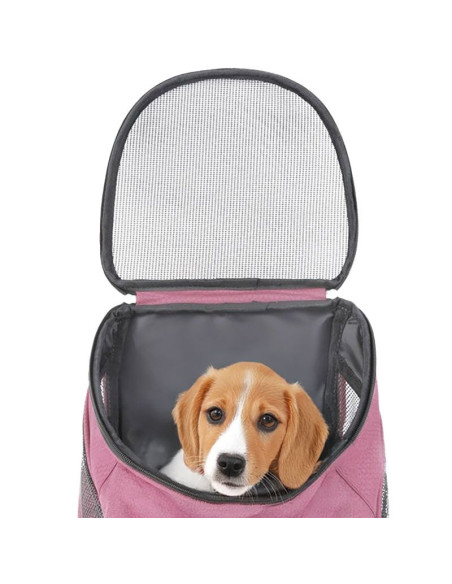 Ceruzo Hondenrugzak - voor Katten en Honden tot 10 kg - Roze