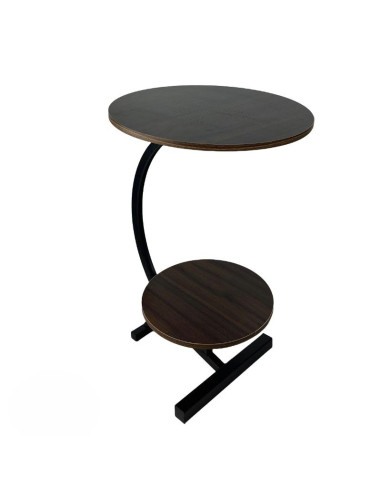 Ceruzo Bijzettafel - dubbel Tafelblad - Bruin