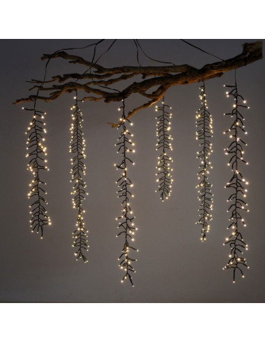 Cascadecluster - 6 Strengen - 480LED- Timer