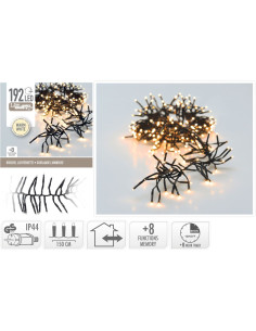 Clusterverlichting - 192 LED - 1.4m - Timer -...