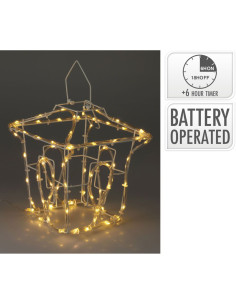 Kerstlantaarn - LED Slangverlichting op batterijen