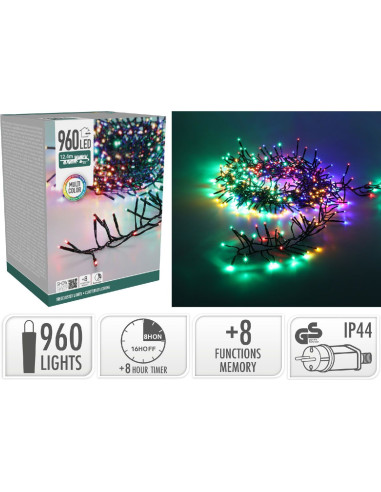 Treecluster Kerstboomverlichting - 960led -...