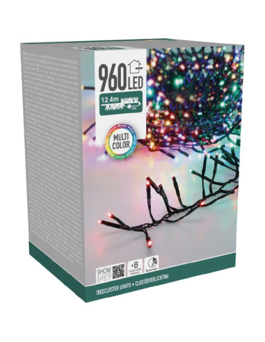 Treecluster Kerstboomverlichting - 960led -...