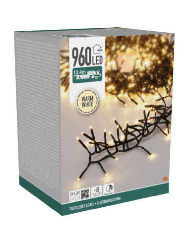 Treecluster Kerstboomverlichting - 960led -...