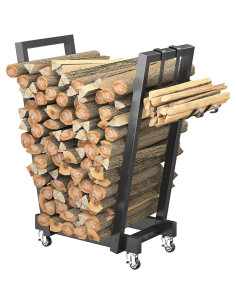 Ceruzo Houtrek - Verrijdbaar - Metaal