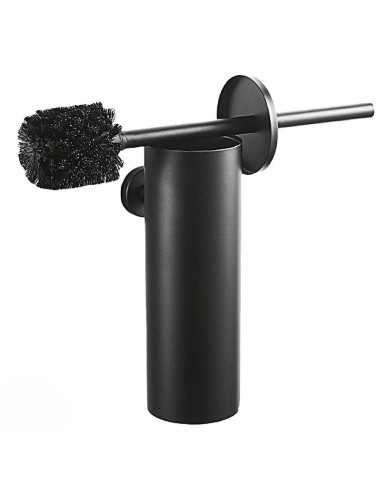 Ceruzo Toiletborstel met Wandhouder - Zwart