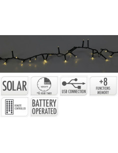 Solar Cluster Verlichting - 11 meter - 560 led - USB...
