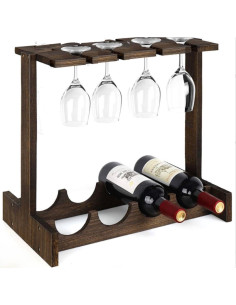 Ceruzo Wijnrek met Wijnglashouder