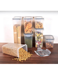 Ceruzo Bewaardozen - 7 Voorraaddozen met Deksel 2