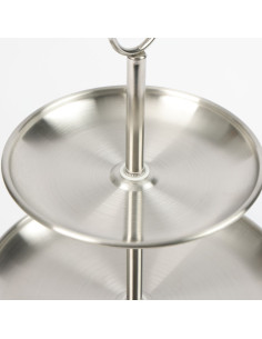 Ceruzo Etagere - 3 laags - RVS - D26 x H34 cm 2