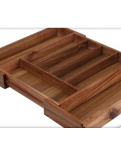 Bestekbak Acacia - Uitschuifbaar 2