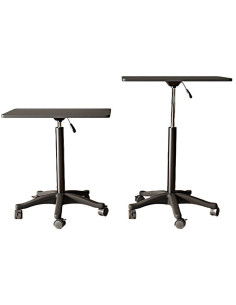 Ceruzo Bijzettafel - Hoogte Verstelbaar - Gasveer - Zwart 2