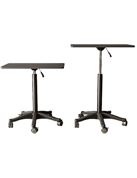 Ceruzo Bijzettafel - Hoogte Verstelbaar - Gasveer - Zwart