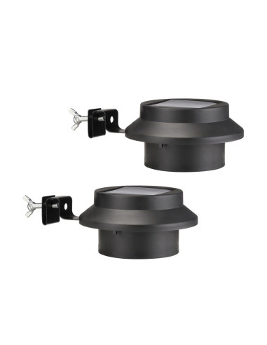 Solarlampen voor Dakgoten - 2 stuks
