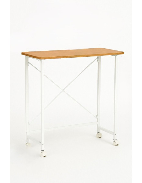 Ceruzo Wandtafel -  80x40x75 cm - Inklapbaar Tafelblad - Wit