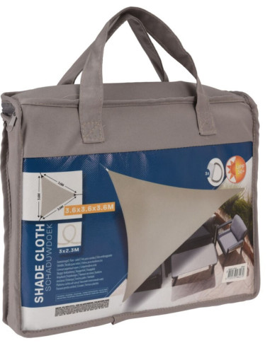 Schaduwdoek 360x360x360 Taupe