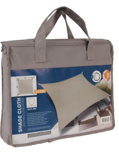 Schaduwdoek 300x300 Taupe