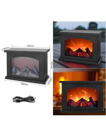 Ceruzo Led Sfeerhaard - 28x12x20