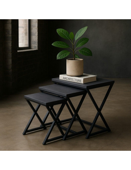 Ceruzo Bijzettafels - Paris - set van 3