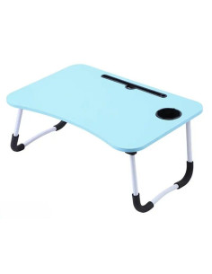 Ceruzo Opklapbare Laptoptafel - Bedtafel - 60x40 cm - Blauw