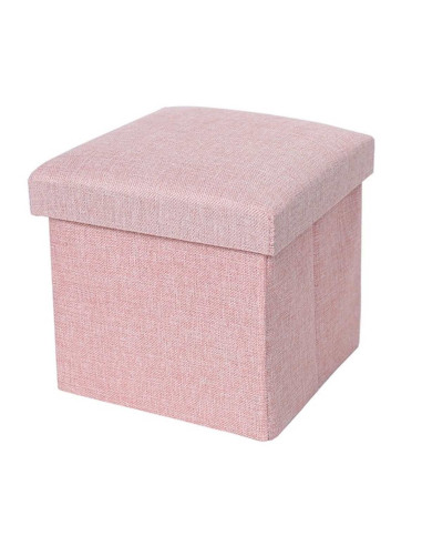 Ceruzo Poef - Roze - 38x38x38 cm - Opvouwbaar -...
