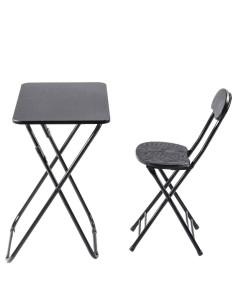 Ceruzo Klaptafel met Stoel - Zwart