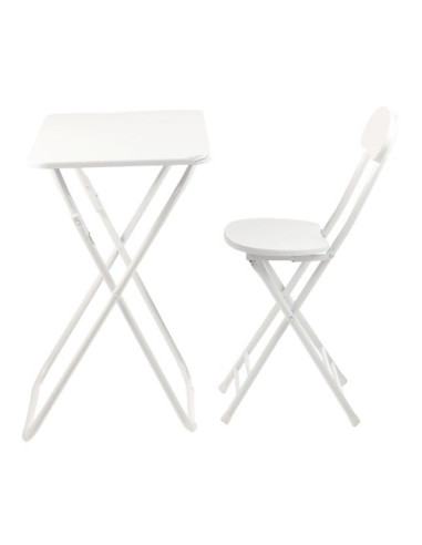 Ceruzo Klaptafel met Stoel - Wit