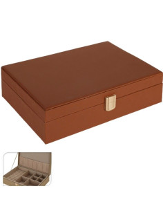 Sieradendoos 28x19x7  - Bruin