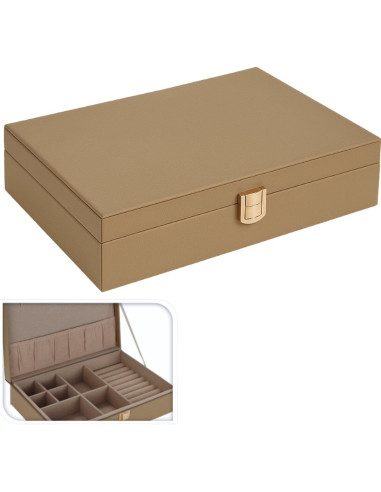 Sieradendoos 28x19x7  - Taupe