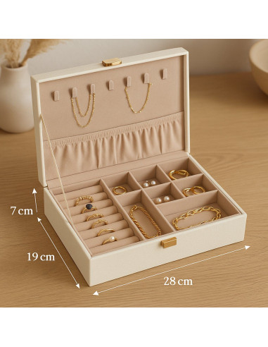 Sieradendoos 28x19x7  - Wit